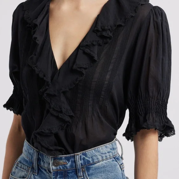 DÔEN Henri Organic Cotton Voile Top - Picture 2 of 13